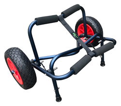 Folding Large Kayak Trolley for use with the Old Town Sportsman PDL 120