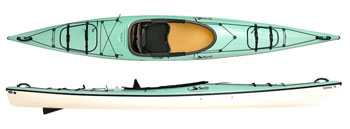 Swift Kayaks Saranac 14 LC Lightweight Day Touring Fast Kayak, Kevlar Fusion Super Light Construction For Smaller Paddlers - Available To Order At Norfolk Canoes UK For Sale