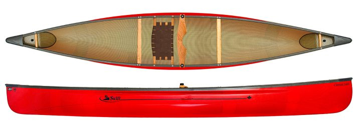 Swift Canoe Cirrus 14.6 Solo Open Canoe Lightweight Kevlar Fusion All Round Canoe From Norfolk Canoes UK Supplier