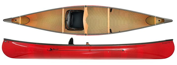 Swift Canoe Prospector 13 Pack Boat Super Light Kevlar Fusion Pack Boats - Canoe Style Hull With A Kayak Seat For Sale From UK Supplier Norfolk Canoes