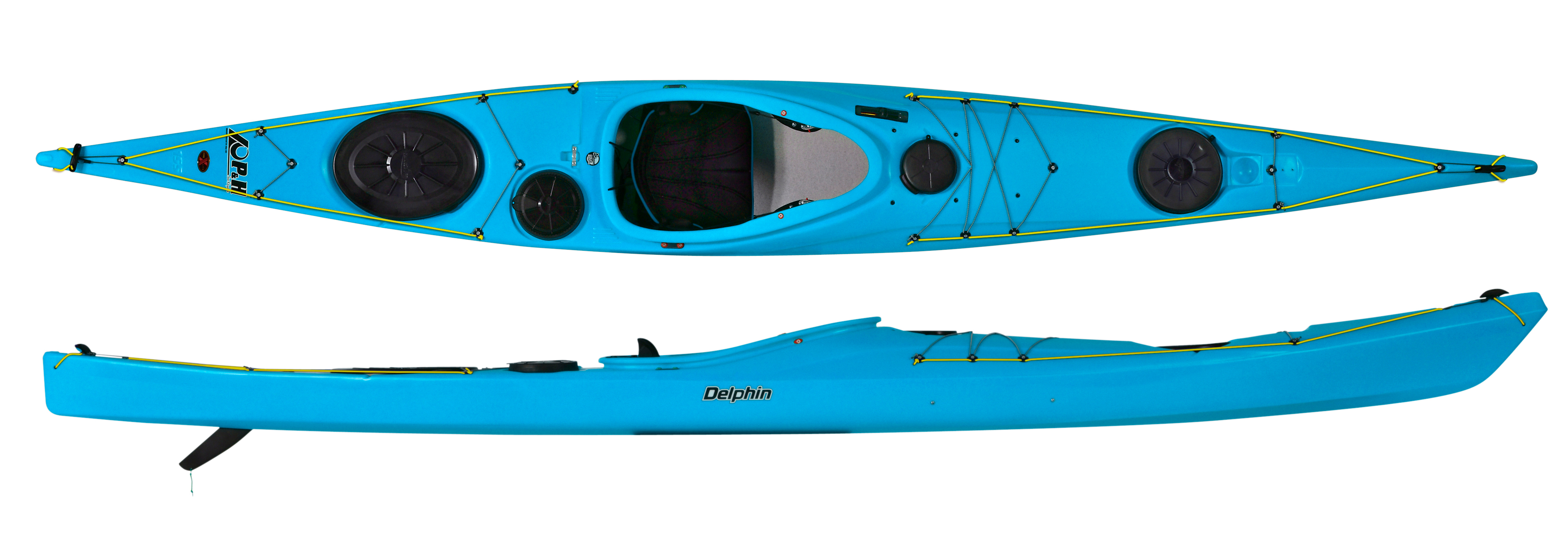 P and H Delphin 155 Sea Kayak A Plastic Fast Training Expedition Surfing For Sale At Norfolk Canoes UK