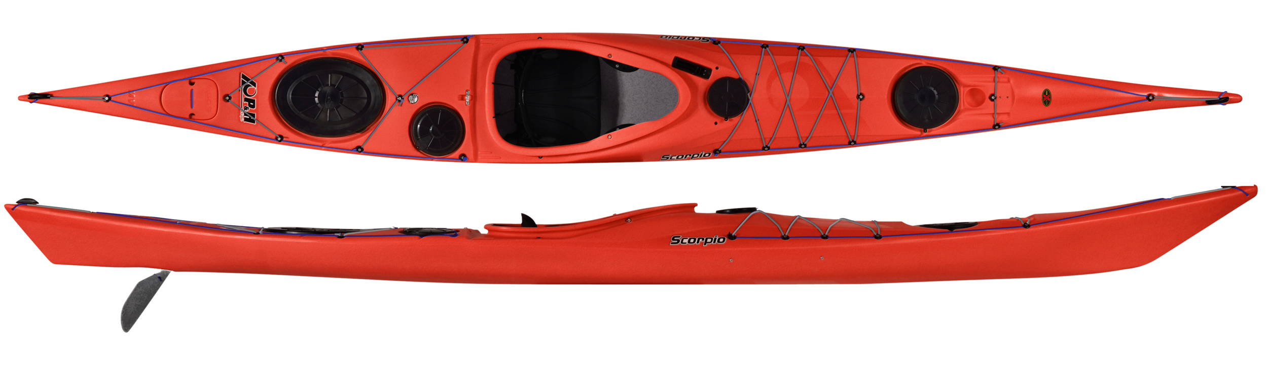 PH Scorpio MKII Sea Kayak A Plastic All ROund Sea Kayak For Play or Expeditions For Sale At Norfolk Canoes UK