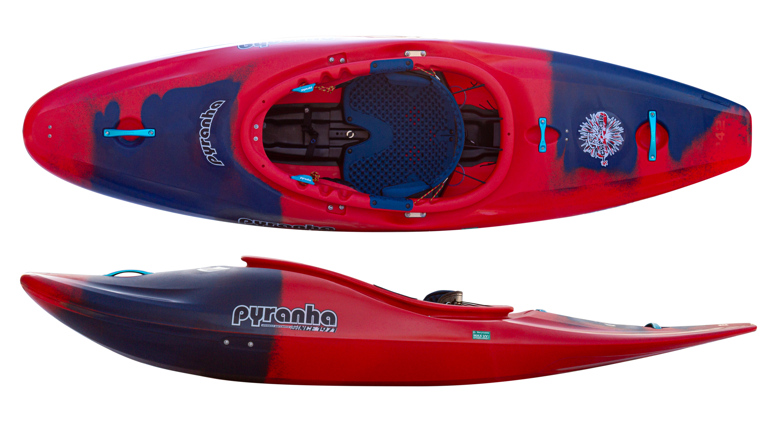 Pyranha Firecracker A Short Playful Half Slice Whitewater Kayak