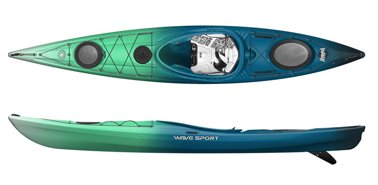 Wave Sport Hydra 125 Short Lightweight Touring & Surf Kayak For Sale At Norfolk Canoes UK