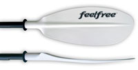 Feelfree Day Tour Alloy Shaft Kayak Paddle for use with the Perception Expression 14 & 15