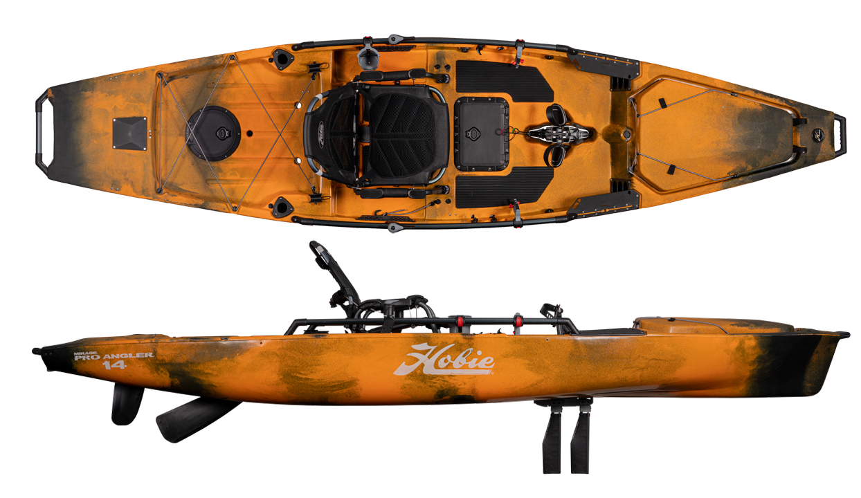 Hobie Pro Angler 12 and 14 fishing sit on top kayak for sale