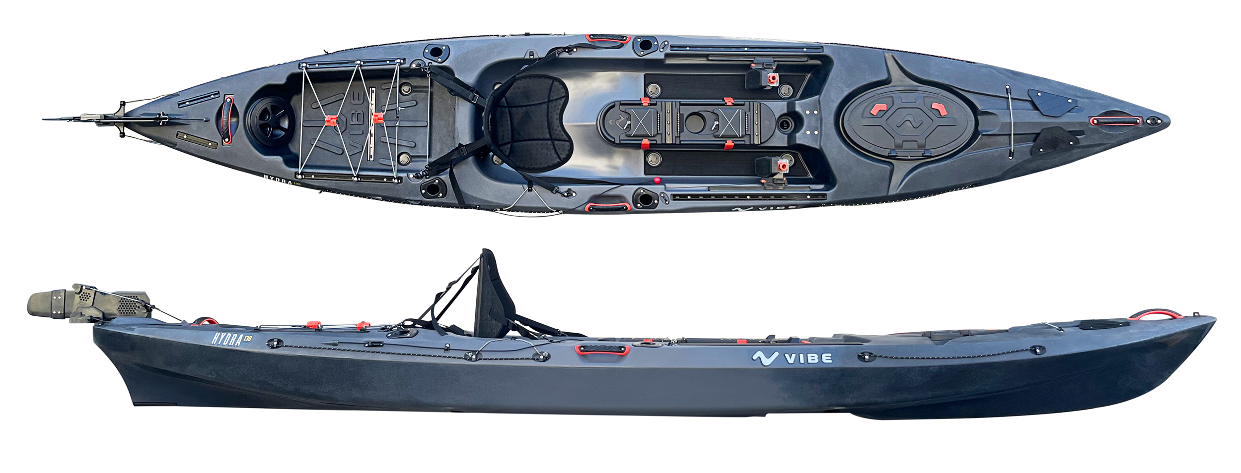 Vibe Kayaks Hydra 130 Angler 13ft Feature Packed Sea Fishing Sit On Top Kayak