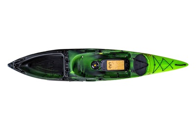 Viking Profish 400 Fishing Sit On Top Kayak Green Black Colour